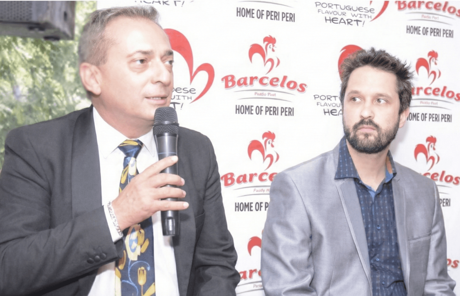 Costa Mazzis passing the torch to Jared Mazzis - the next generation of Barcelos